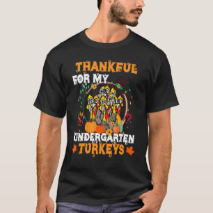 Camiseta Agradecido maestro turco de guardería Tee Thanksgi
