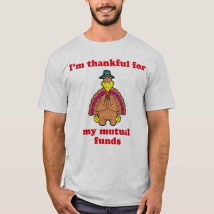 Camiseta Agradecido para los fondos mutuos