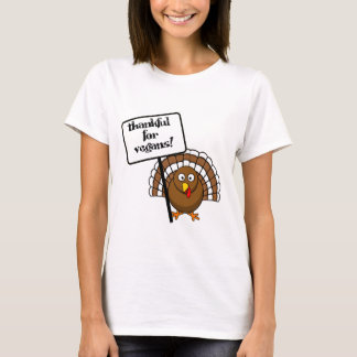 Camiseta ¡Agradecido para los veganos!