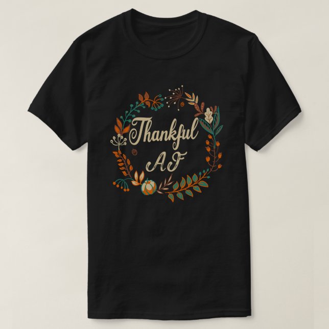 Camiseta Agradecido Trot Turco Regalo Gracioso Día de Acció (Diseño del anverso)