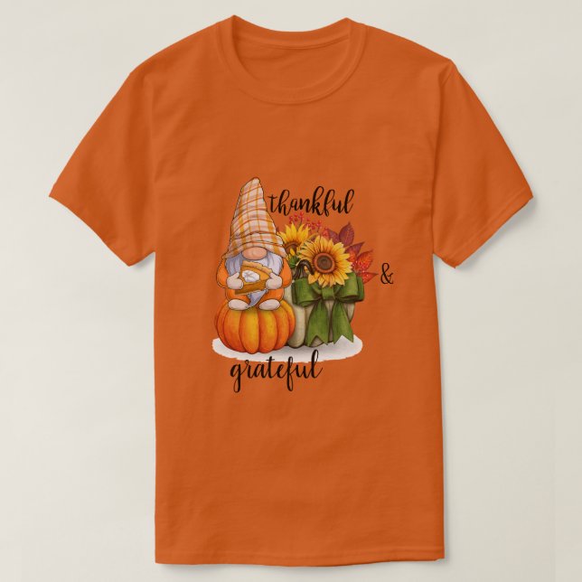 Camiseta Agradecido y agradecida (Diseño del anverso)