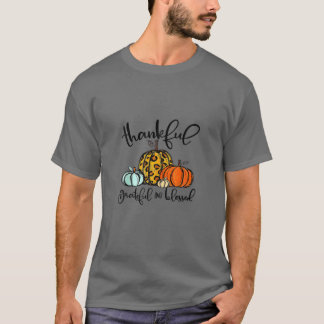 Camiseta Agradecido Y Agradecido Leopardo De La Calabaza To