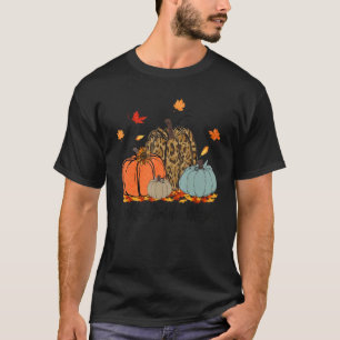 Camiseta Agradecido y grandioso leopardo Pumpkin Thanksg