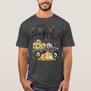 Camiseta Agradecidos agradecidos Blessed Cute Pumpkins Truc