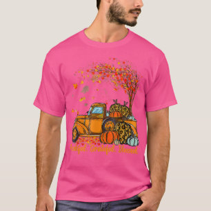 Camiseta Agradecidos agradecidos Camión de Otoño Falling Le