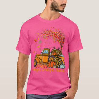 Camiseta Agradecidos agradecidos Camión de Otoño Falling Le
