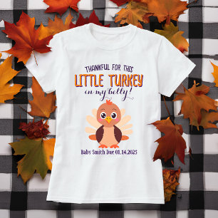 Camiseta Agradecidos por esta pequeña revelación de embaraz