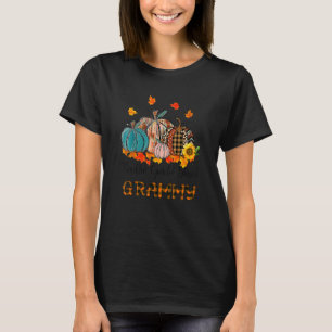 Camiseta Agradecidos y agradecidos calabazas Grammy Agradec