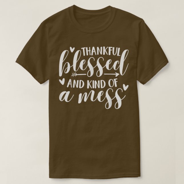 Camiseta Agradecidos Y Alegres Caen En Vibes Que (Diseño del anverso)