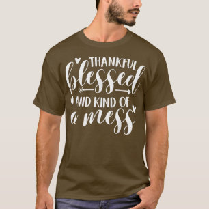 Camiseta Agradecidos Y Alegres Caen En Vibes Que