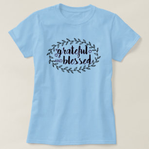 Camiseta Agradecidos y bendecidos
