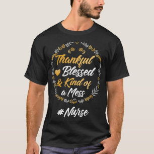 Camiseta Agradecidos Y Como Una Enfermera De Ajedrez Thanks