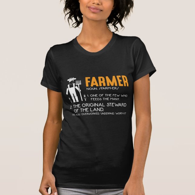 Camiseta Agradecimiento a la agricultura de los agricultore (Anverso)