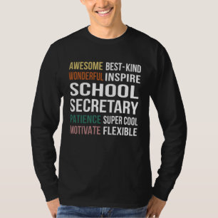 Camiseta Agradecimiento a la Secretaria del Colegio
