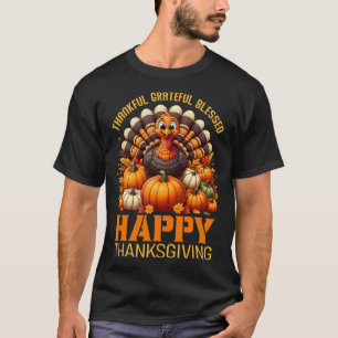 Camiseta Agradecimiento agradecido al feliz Día de Acción d
