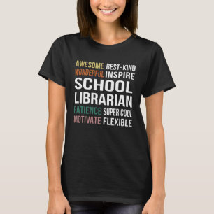 Camiseta Agradecimiento al bibliotecario escolar