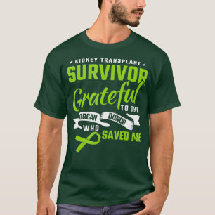 Camiseta Agradecimiento Al Órgano De Sobreviviente Del Tra