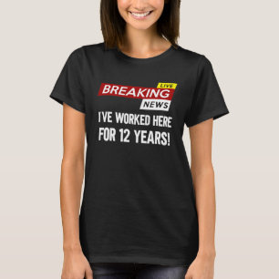 Camiseta Agradecimiento al trabajador por aniversario labor