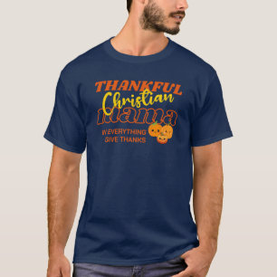 Camiseta AGRADECIMIENTO CHRISTIAN MAMA MOM Elegante Acción 
