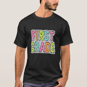 Camiseta Agradecimiento Colorido al Maestro de Primer Grado