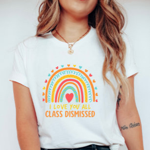 Camiseta Agradecimiento Colorido para Maestros; Clase Dismi