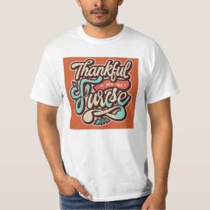 Camiseta Agradecimiento de la enfermera retro groovy agrade