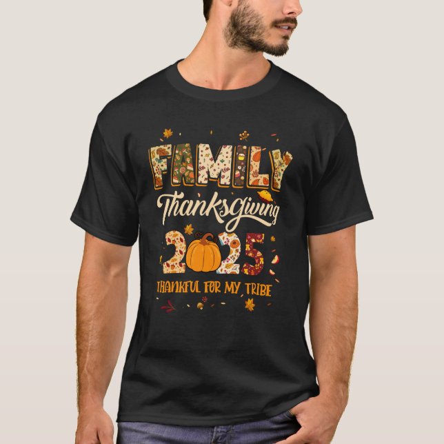 Camiseta Agradecimiento De La Familia 2025 Por Mi Tribu Gro (Anverso)