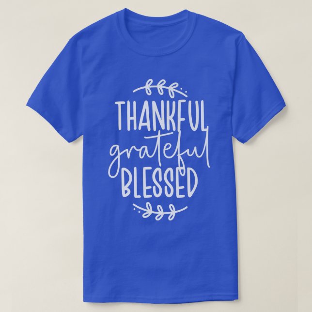 Camiseta Agradecimiento Día de Acción de Gracias  (Diseño del anverso)