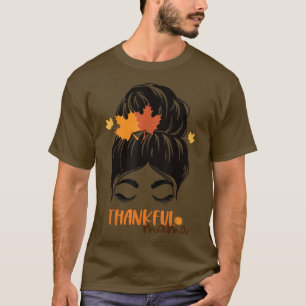 Camiseta Agradecimiento Mama Sunflower Gráfico Caída Mujere