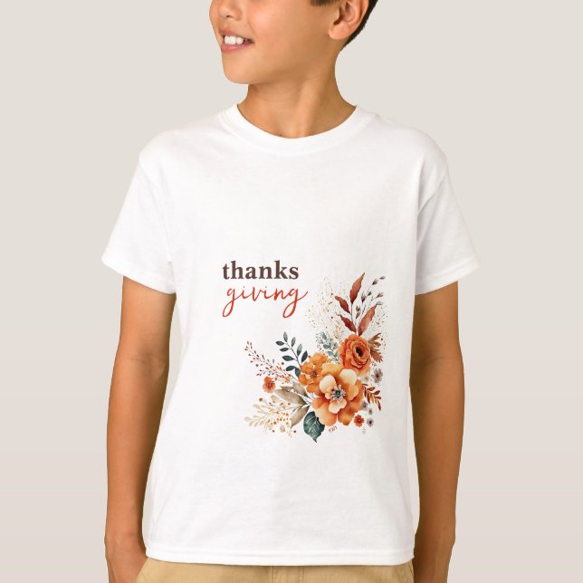 Camiseta agradecimiento por dar flores (Anverso)