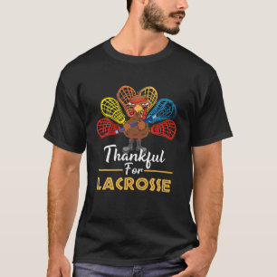 Camiseta Agradecimiento Por Lacrosse Turkey Día de Acción