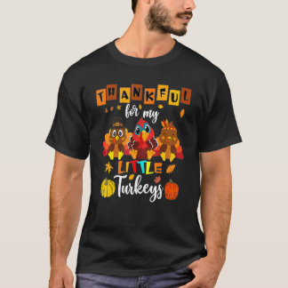 Camiseta Agradecimiento Por Mi Pequeño Día De Acción De Gra