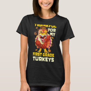 Camiseta Agradecimiento Por Mi Primer Grado De Rex En Turqu