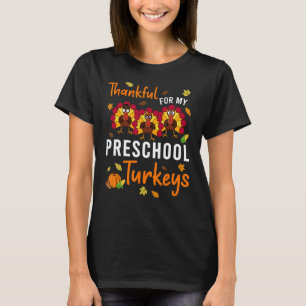 Camiseta Agradecimiento Por Mi Profesor De Pavos De Preesco