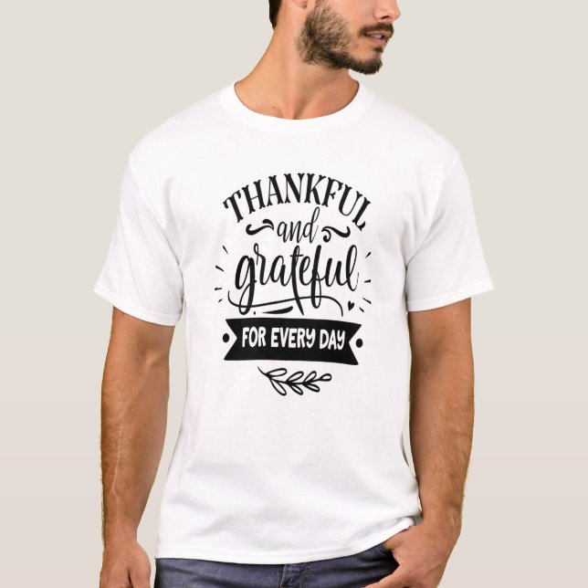 Camiseta Agradecimiento Y Agradecimiento Por Cada Día Jesús (Anverso)