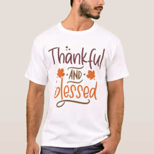 Camiseta Agradecimiento Y Bendición Acción De Gracias