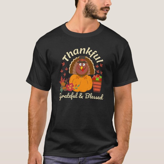 Camiseta Agradecimiento y bendición de agradecimiento (Anverso)
