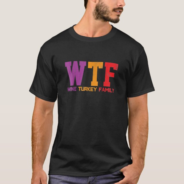 Camiseta Agradecimientos a la familia Wine Thanksending par (Anverso)