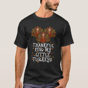 Camiseta Agradecimientos Por Mis Pavos Enseñan A Estudiante