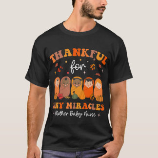 Camiseta Agradecimientos por pequeños milagros regalo de en
