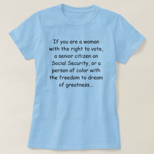 Camiseta Agradezca a un liberal