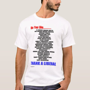 Camiseta Agradezca a un liberal
