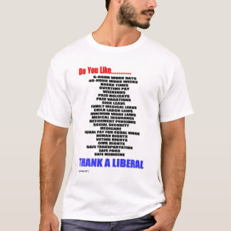 Camiseta Agradezca a un liberal