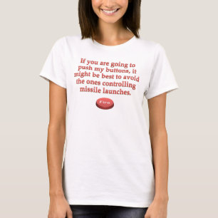 Camiseta Agravación: pare el empujar de mis botones