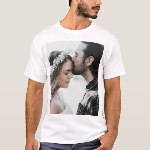 Camiseta Agrega Tu Propia Foto Personalizada Doble Cara