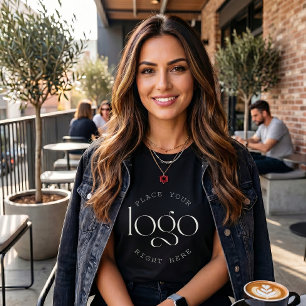 Camiseta Agrega tu propio logotipo empresarial personalizad