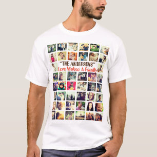 Camiseta Agregar el texto y las fotos de forma personalizad
