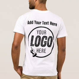 Camiseta Agregar elementos promocionales de imágenes con lo