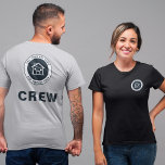 Camiseta Agregar empleado de la empresa con logotipo comerc<br><div class="desc">Añada su propio logotipo comercial a esta plantilla de camisetas para promocionar y dar a conocer su marca o negocio nuevo. Personalice aún más añadiendo texto,  redimensionar la imagen y cambiar el fondo a un color de su elección haciendo clic en el botón "Personalizar" situado arriba</div>