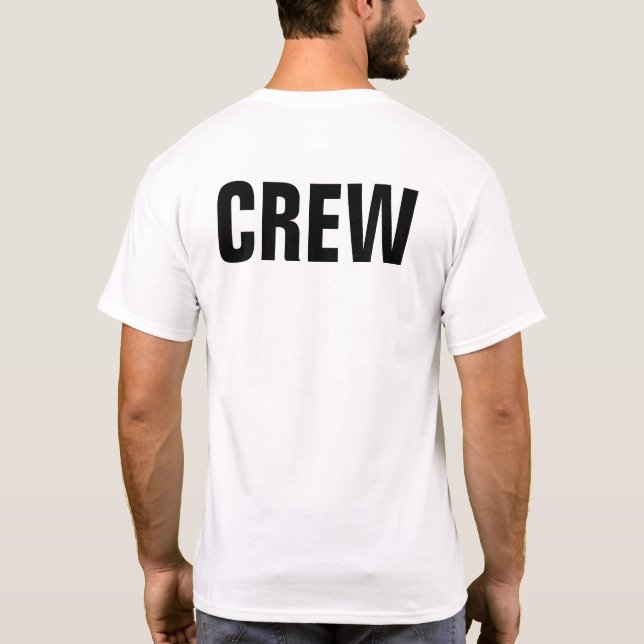 Camiseta Agregar empleados comerciales con logotipos de emp (Reverso)